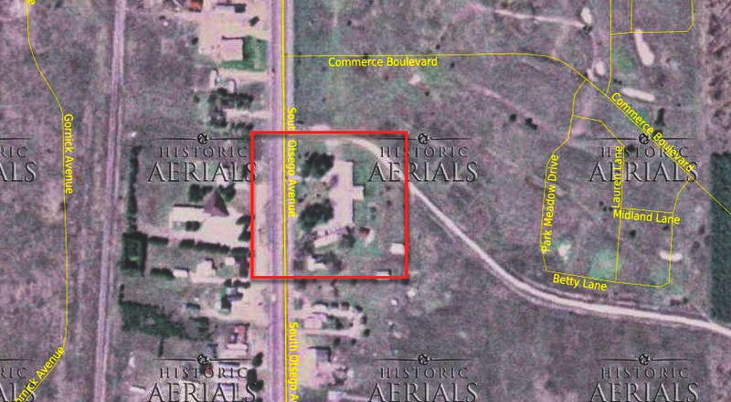 Golfview Motel - 1980S Aerial (newer photo)